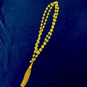 Catherine Popesco double stranded tassel necklace